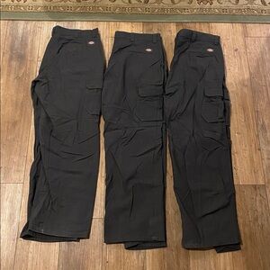 Men's Dickies Dark Grey Cargo Work Pants